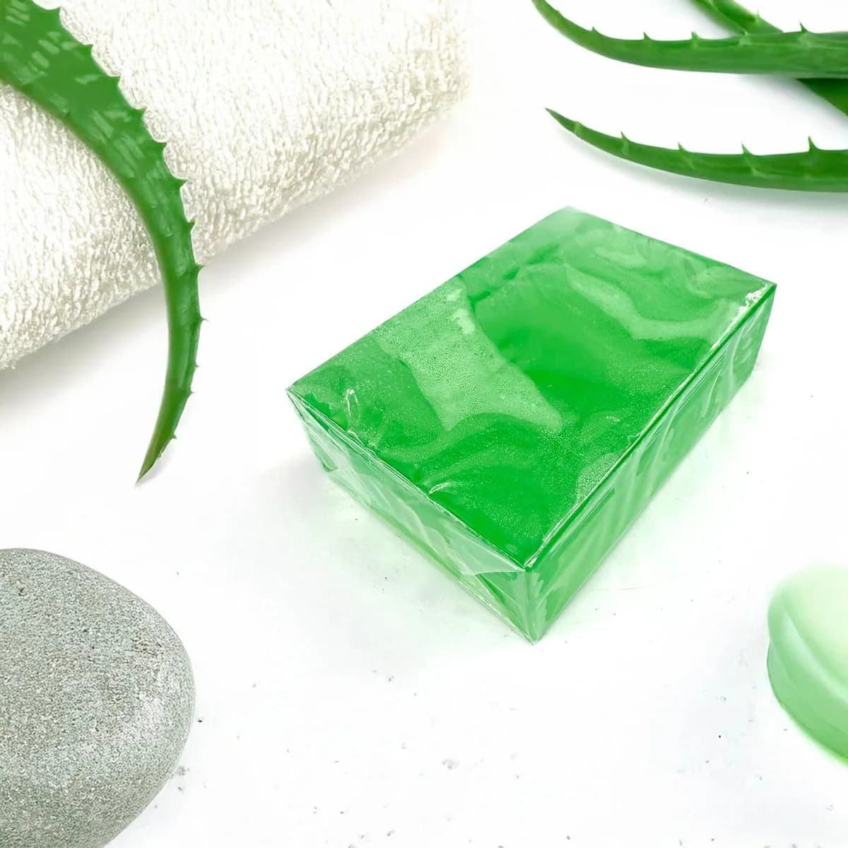Aloe Vera Sabunu - Orijinal Şifalı Kristal - Görsel 1