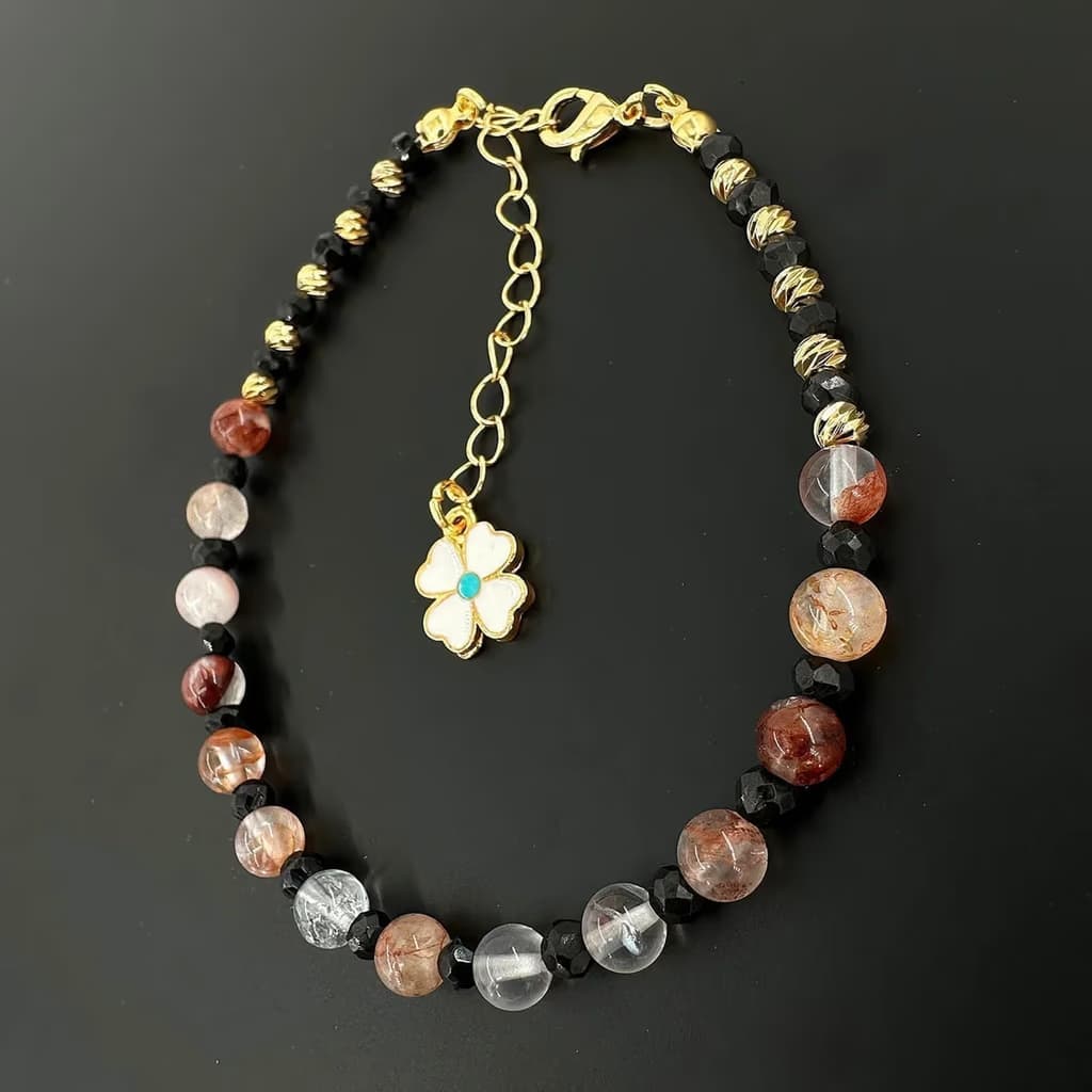 Azeztulit, Spinel Halhal 6mm İncele ve Satın Al Azeztulit, Spinel Halhal 6mm - Orijinal Doğal Taş ve Şifa Kristali Görsel 1