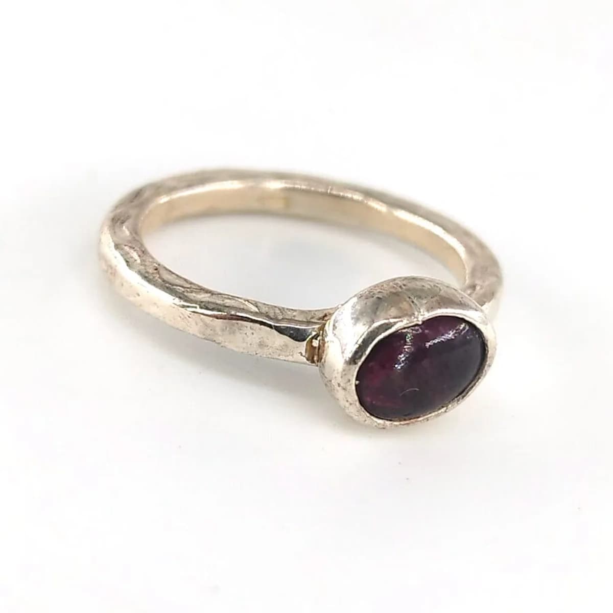 Garnet (Lal) Yüzük (Gümüş)