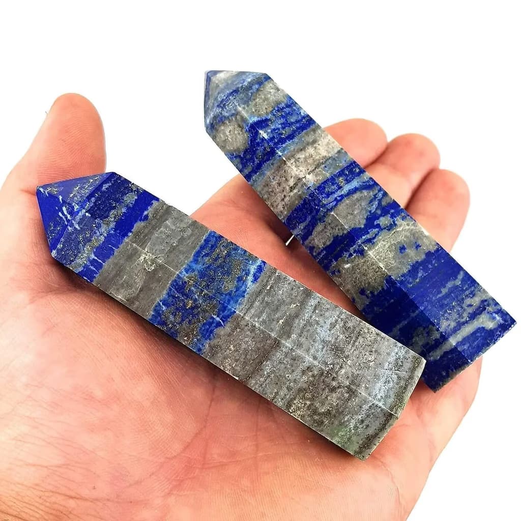 Lapis Lazuli Obelisk İncele ve Satın Al Lapis Lazuli Obelisk - Orijinal Doğal Taş ve Şifa Kristali Görsel 1