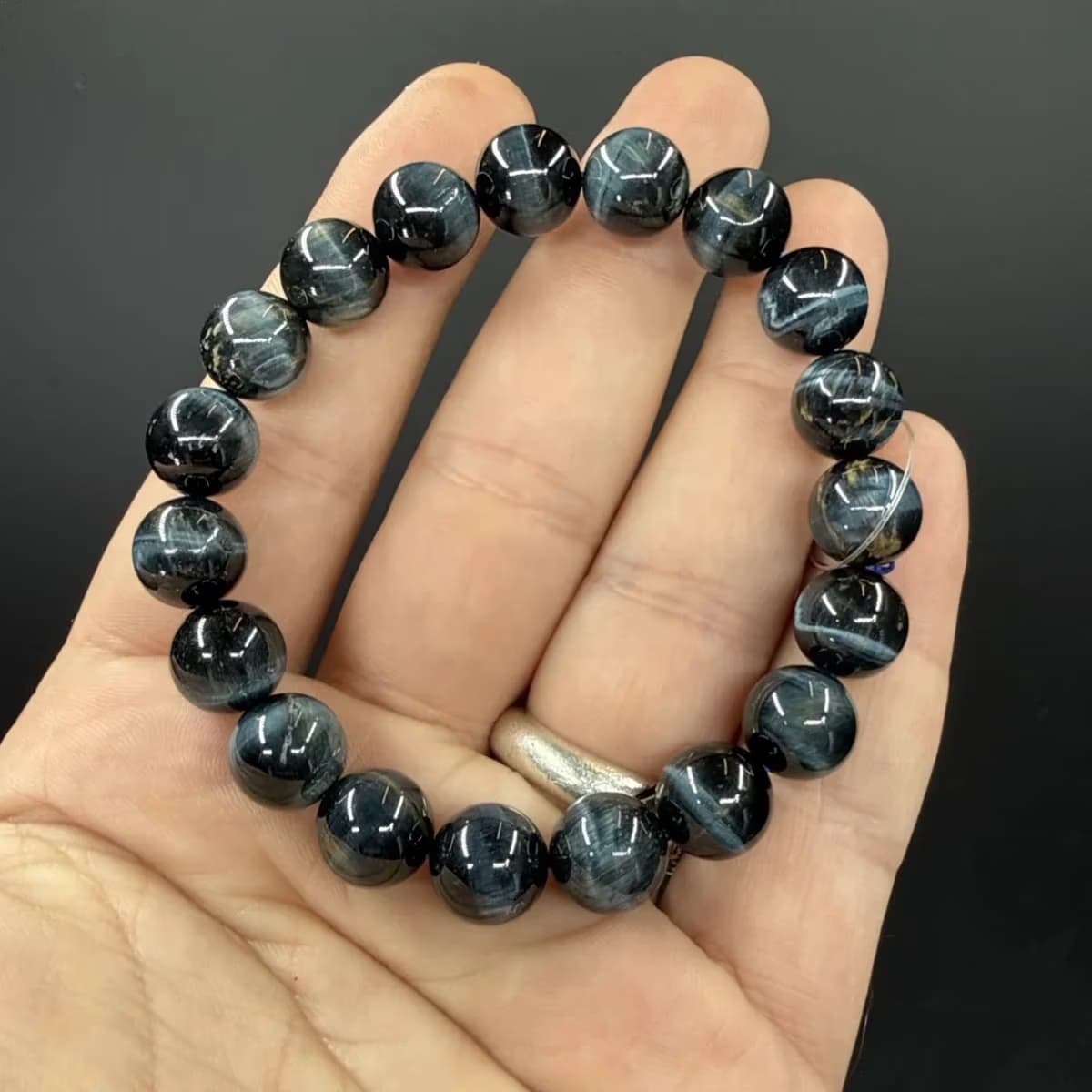 Mavi Kaplangözü Bileklik 12 mm