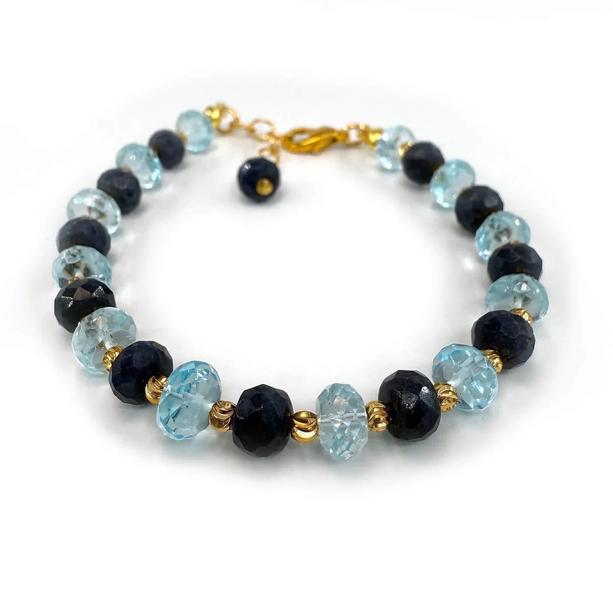 Mavi Topaz / Safir Bileklik