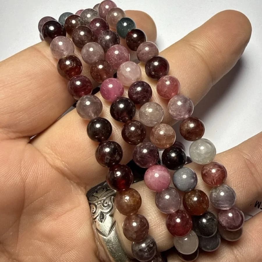 Multi Spinel Bileklik 6 mm
