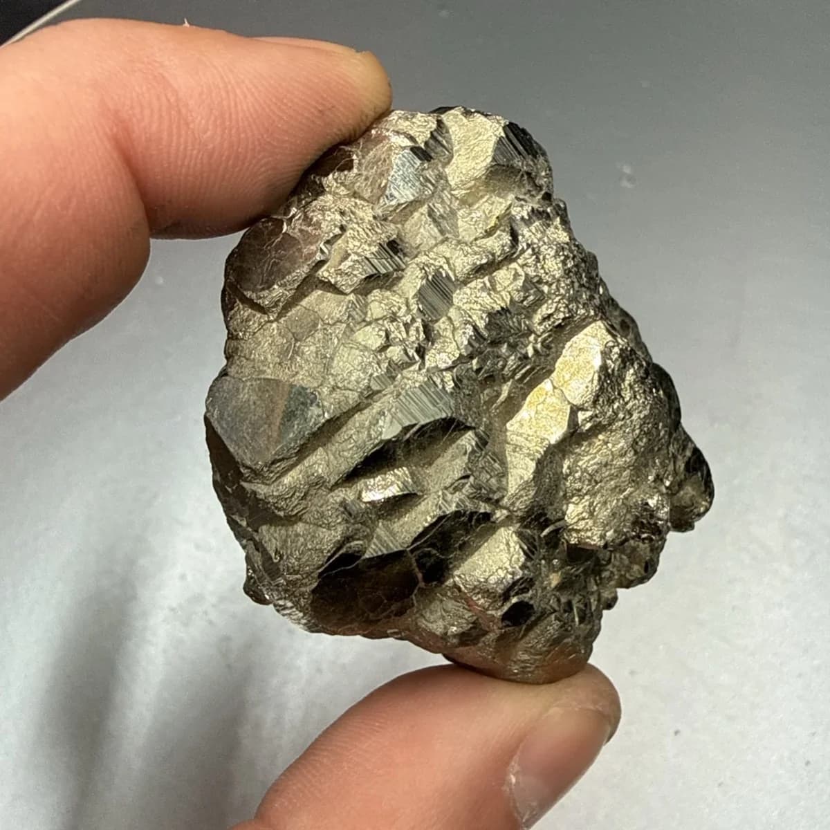 Pirit Peru Ham Taş AAA - Orijinal Şifalı Kristal - Görsel 2