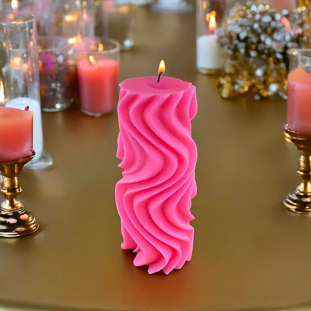 Premium Esanslı Ayışığı Dansı Mum Pembe İncele ve Satın Al Premium Esanslı Ayışığı Dansı Mum Pembe - Orijinal Doğal Taş ve Şifa Kristali Görsel 1
