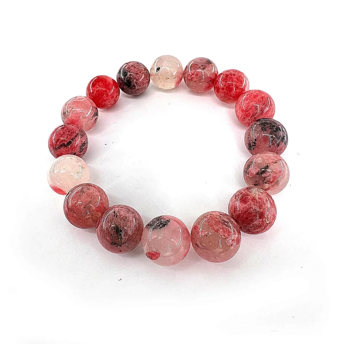 Sakura Rodonit Bileklik 6A 12mm
