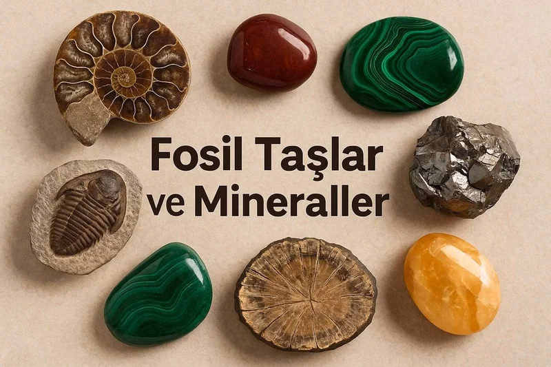 Fosil Taşlar ve Mineraller: Doğanın Milyonlarca Yıllık Hafızası