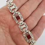 Akik , Markazit Künye (Gümüş) Orijinal Kristal Detay Görseli 2