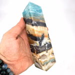 Amazonit Obelisk Orijinal Kristal Detay Görseli 1