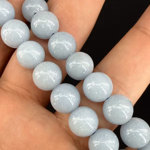 Anjelit Dizi 10mm - Orijinal Şifalı Kristal - Görsel 1