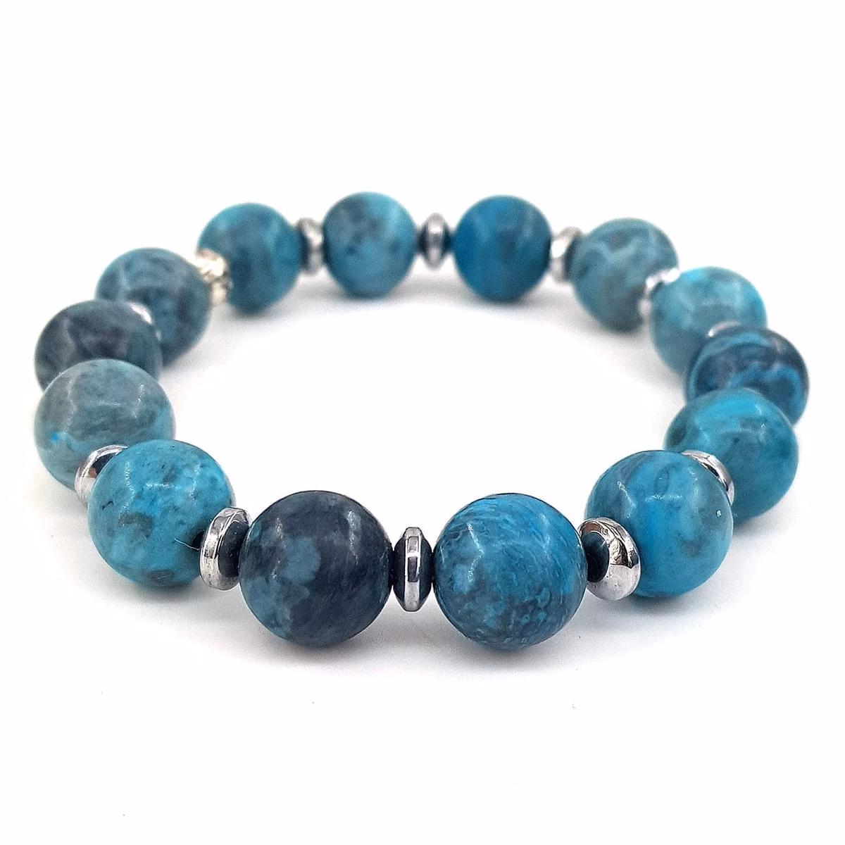 Blue Apatit Bileklik 10mm
