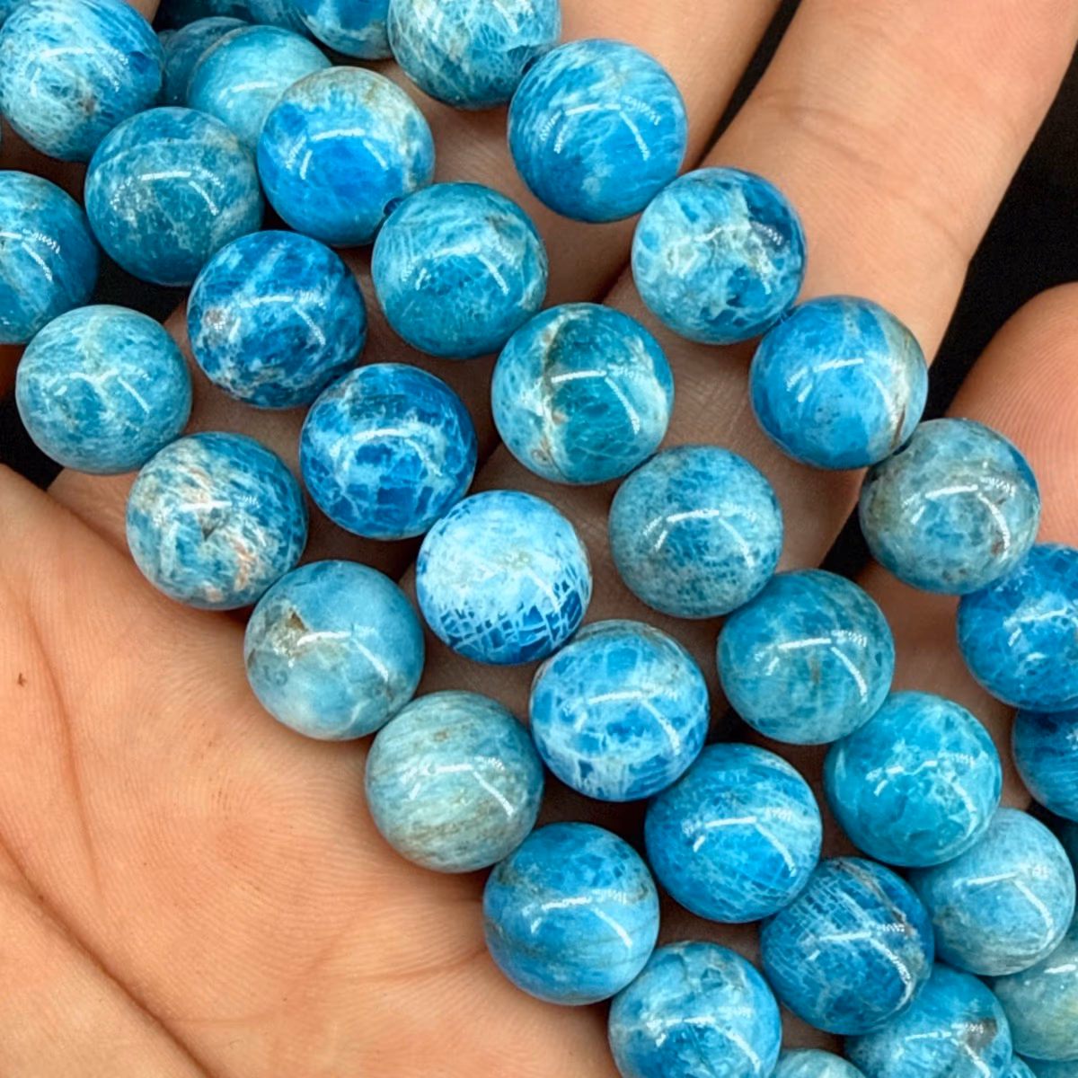Blue Apatit Dizi 10mm AA+
