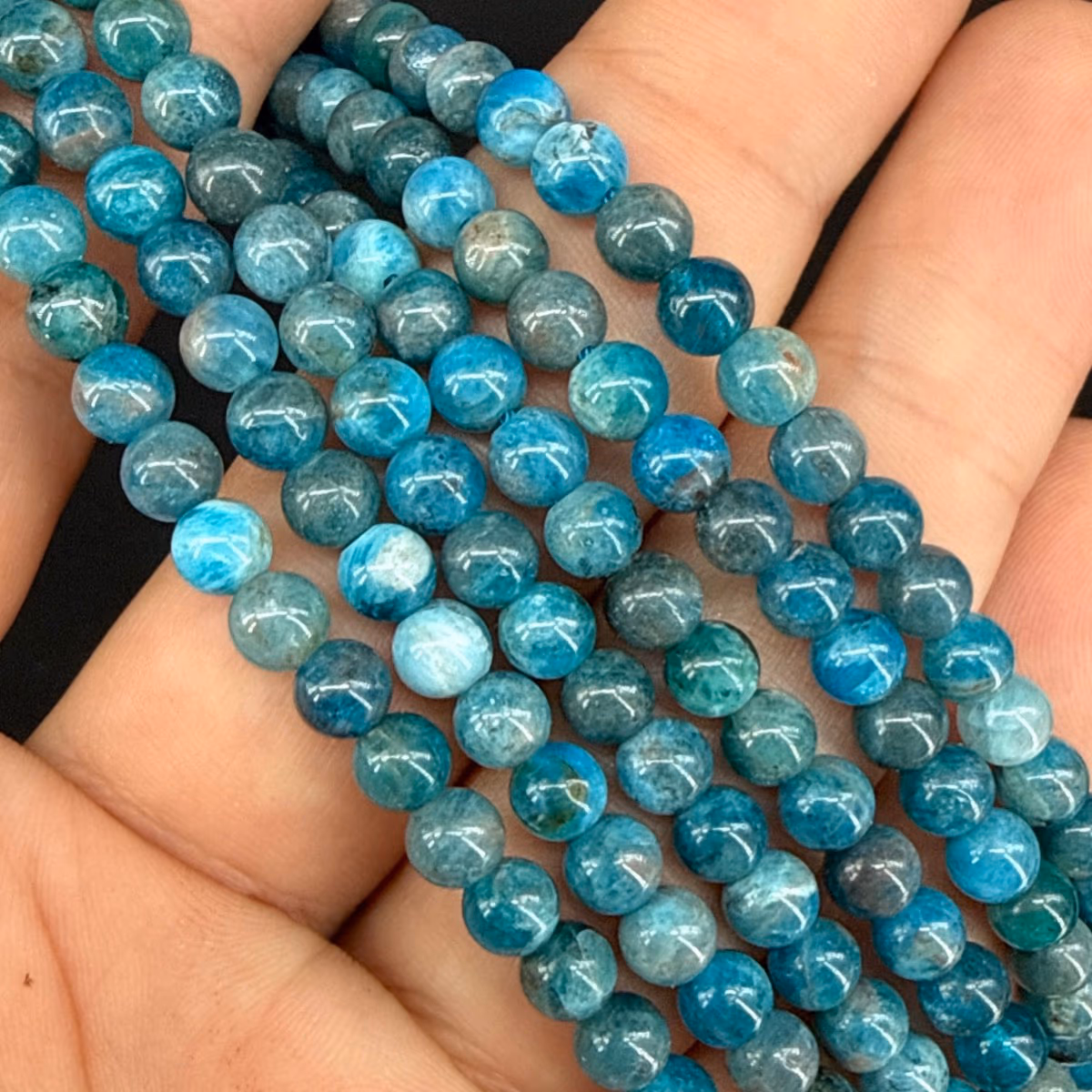 Blue Apatit Dizi 6mm AA+