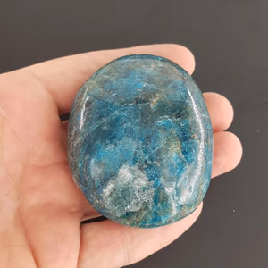 Blue Apatit Spa Taşı - Orijinal Şifalı Kristal - Görsel 1