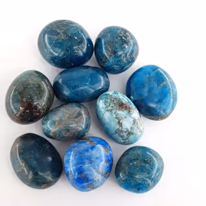 Blue Apatit Tımbıl - Orijinal Şifalı Kristal - Görsel 2