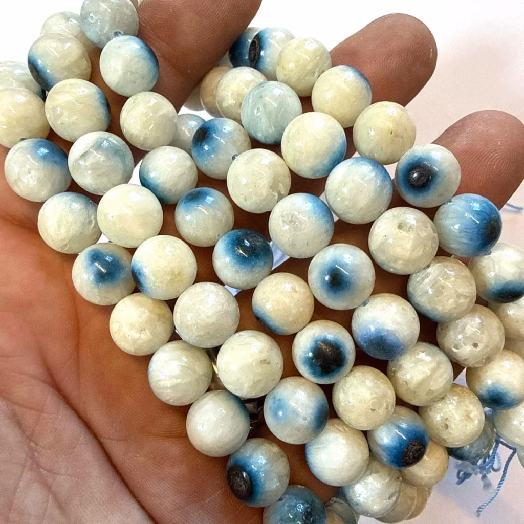 Blue Ice Glacierite Dizi 10 mm İncele ve Satın Al Blue Ice Glacierite Dizi 10 mm - Orijinal Doğal Taş ve Şifa Kristali Görsel 1