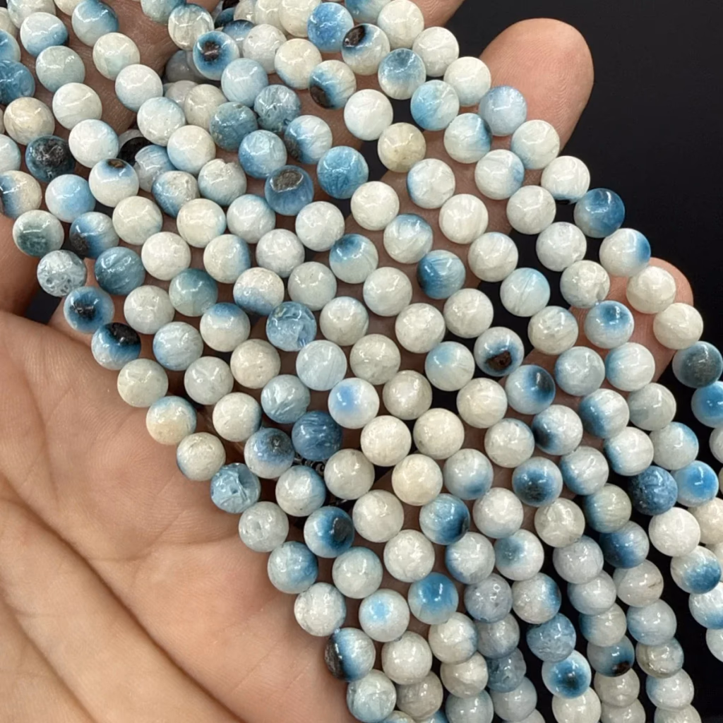 Blue Ice Glacierite Dizi 6 mm İncele ve Satın Al Blue Ice Glacierite Dizi 6 mm - Orijinal Doğal Taş ve Şifa Kristali Görsel 1