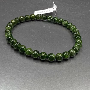 Diopsit A+ Bileklik 6 mm - Orijinal Şifalı Kristal - Görsel 1