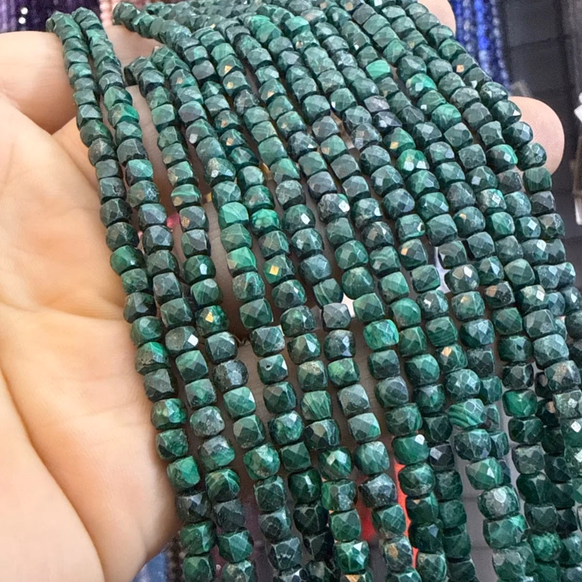 Dizi Malakit Küp 4 mm
