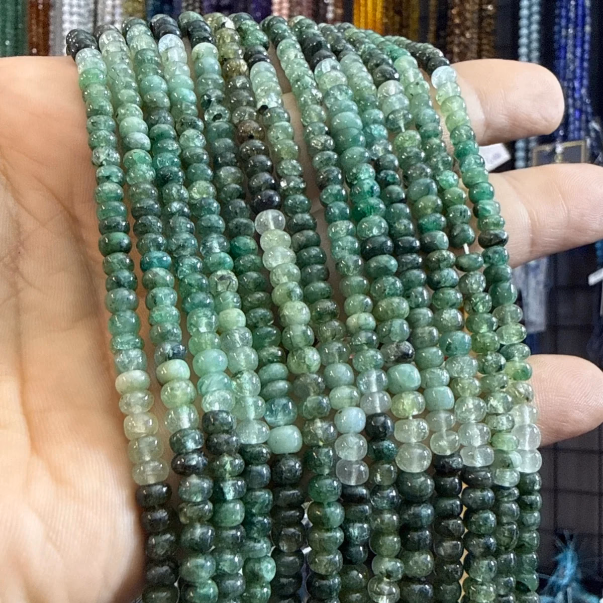 Dizi Zümrüt (Rondela) 5mm