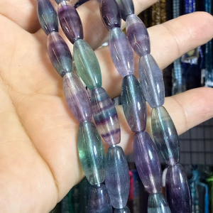 Florit A++ Arpa Dizi 22*8 mm - Orijinal Şifalı Kristal - Görsel 1