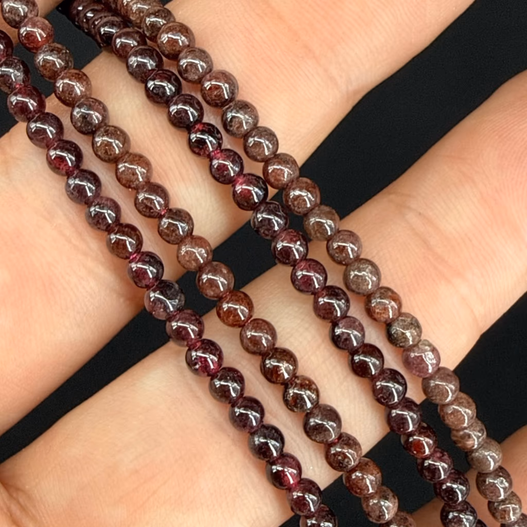 Garnet Dizi 3mm İncele ve Satın Al Garnet Dizi 3mm - Orijinal Doğal Taş ve Şifa Kristali Görsel 1