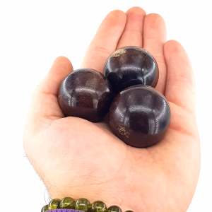 Garnet Küre Mini - Orijinal Şifalı Kristal - Görsel 1