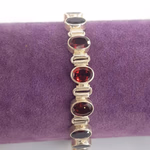 Garnet (Lal) Künye (Gümüş) Orijinal Kristal Detay Görseli 1