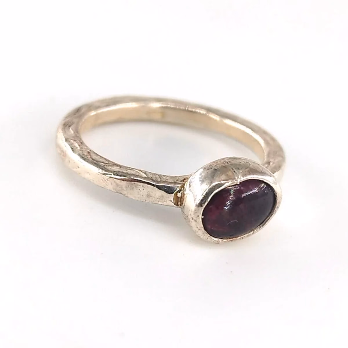 Garnet (Lal) Yüzük (Gümüş)