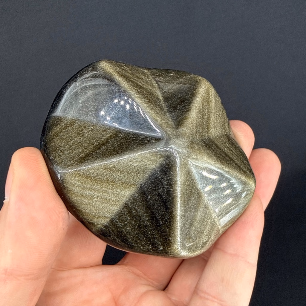 Gold Obsidiyen Spa Taşı Yıldız İncele ve Satın Al Gold Obsidiyen Spa Taşı Yıldız - Orijinal Doğal Taş ve Şifa Kristali Görsel 1