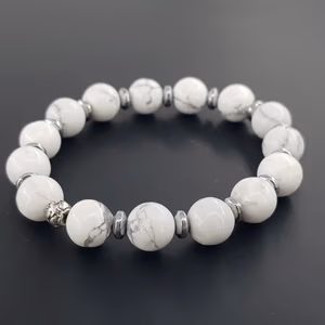 Havlit Bileklik 8mm - Orijinal Şifalı Kristal - Görsel 1