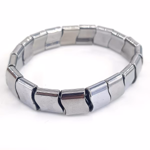 Hematit Bileklik Rolex - Orijinal Şifalı Kristal - Görsel 1