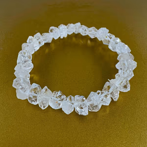 Herkimer Kuvars Bileklik Çift Uçlu 6A+ - Orijinal Şifalı Kristal - Görsel 1