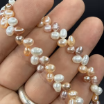 İnci Damla Somon 4 mm Orijinal Kristal Detay Görseli 2