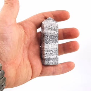 Jasper Obelisk - Orijinal Şifalı Kristal - Görsel 1