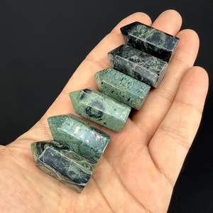Kanbaba Jasper Obelisk Mini - Orijinal Şifalı Kristal - Görsel 1