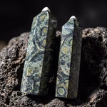 Kanbaba Jasper Obelisk Orijinal Kristal Detay Görseli 1