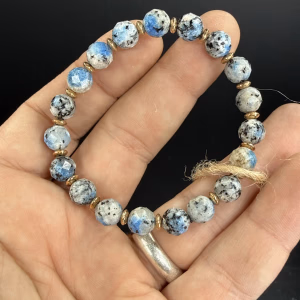 Ketonit Faset Bileklik 8mm * - Orijinal Şifalı Kristal - Görsel 1