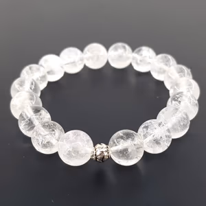 Kristal Kuvars Bileklik 10mm - Orijinal Şifalı Kristal - Görsel 1