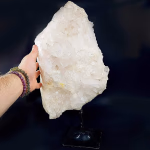 Kristal Kuvars Ham Taş (Standlı) Orijinal Kristal Detay Görseli 2