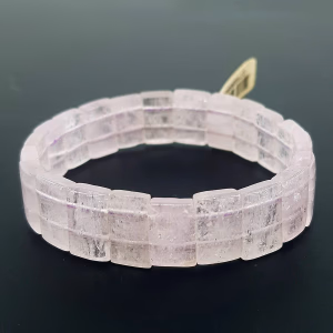 Kunzit Bileklik Rolex - Orijinal Şifalı Kristal - Görsel 1