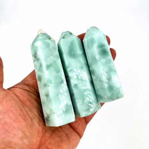 Larimar Obelisk - Orijinal Şifalı Kristal - Görsel 1
