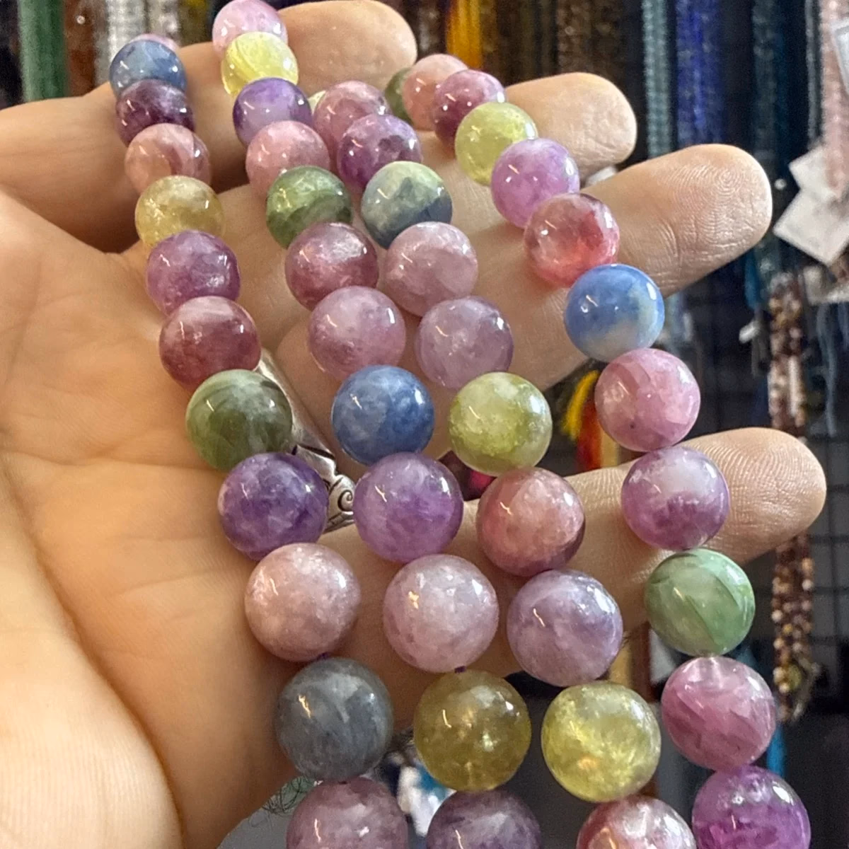 Lepidolit Multicolor Dizi 10 mm