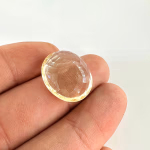 Limon Kuvars Kabaşon 6A+ K097 Orijinal Kristal Detay Görseli 2