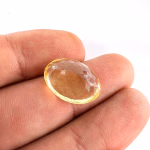 Limon Kuvars Kabaşon 6A+ K101 Orijinal Kristal Detay Görseli 2