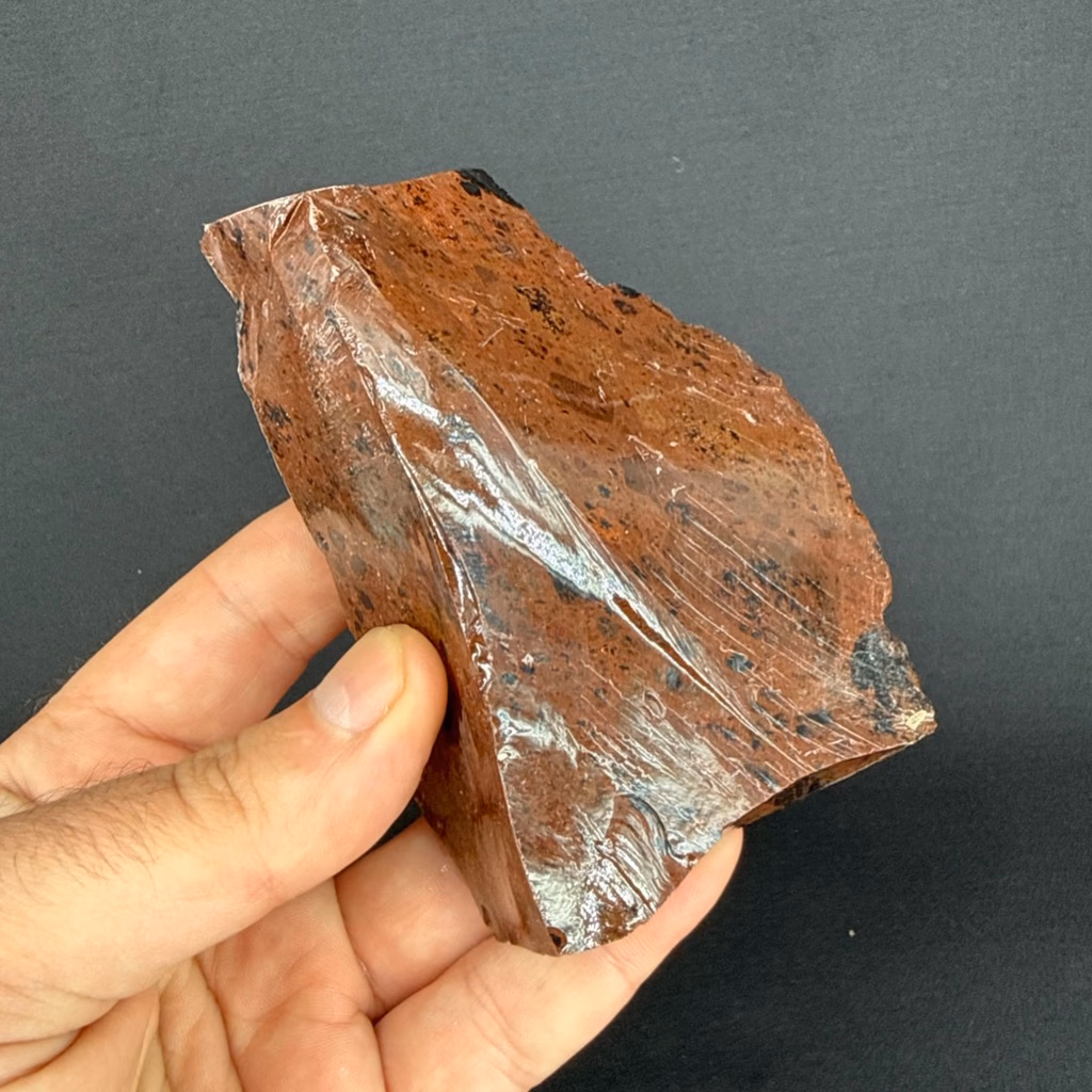 Mahogany Obsidiyen Ham Taş İncele ve Satın Al Mahogany Obsidiyen Ham Taş - Orijinal Doğal Taş ve Şifa Kristali Görsel 1