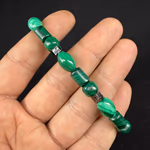 Malakit Bileklik 8mm AAA Orijinal Kristal Detay Görseli 4