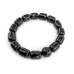 Manyetit Bileklik 12 x 10mm - Orijinal Şifalı Kristal - Görsel 1