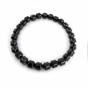 Manyetit Bileklik 6,50 x 6,50mm - Orijinal Şifalı Kristal - Görsel 1