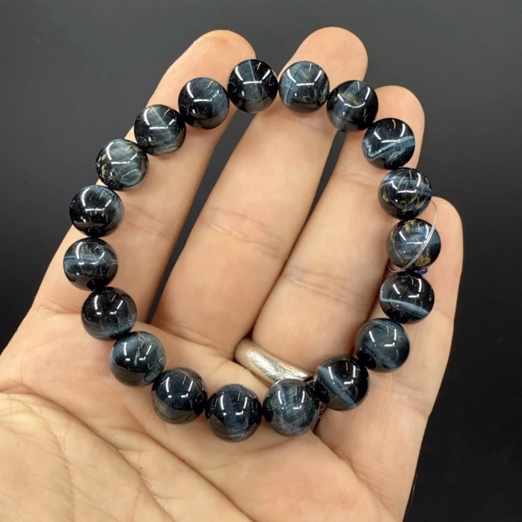 Mavi Kaplangözü Bileklik 12 mm İncele ve Satın Al Mavi Kaplangözü Bileklik 12 mm - Orijinal Doğal Taş ve Şifa Kristali Görsel 1